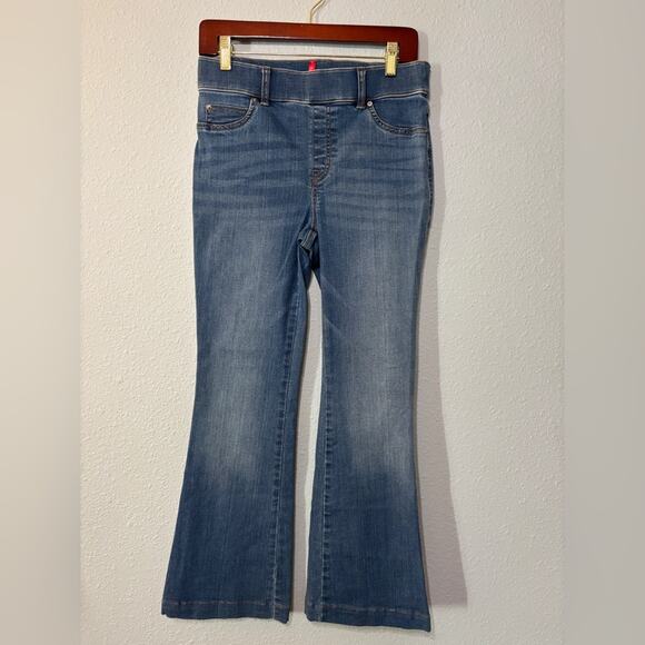 SPANX Denim - SPANX Flare Leg High Waisted Jeans Medium Wash M